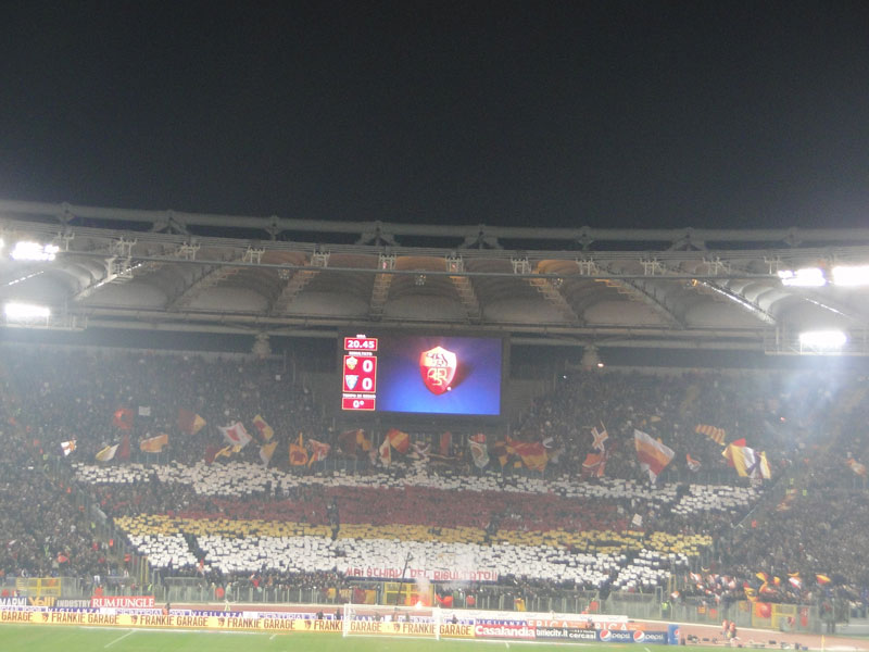 Choreografie AS Roma-Lecce, 20.11.2011