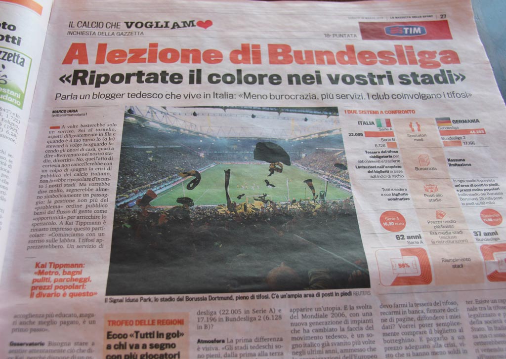 Gazzetta dello Sport, 16.03.2013